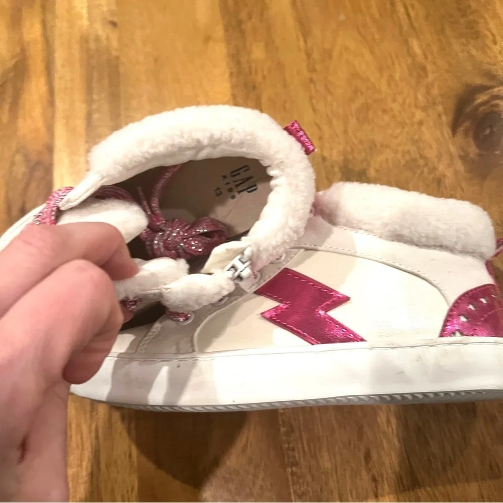 Gap Pink Lightning Bolt Sneakers
